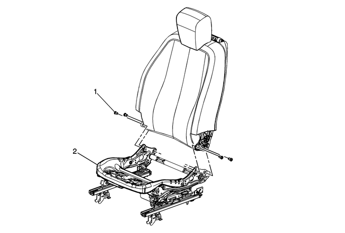 Driver or Passenger Seat Cushion Frame Replacement Seats  