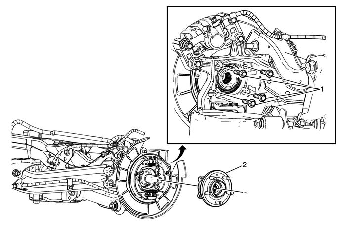 Rear Wheel Bearing and Hub Replacement Wheel Hub  