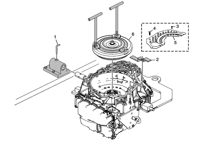 Torque Converter Removal Automatic Transmission Unit 