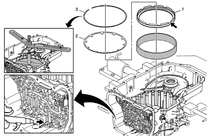 2-6 Clutch Piston Installation (6T40/45/50) Automatic Transmission Unit 