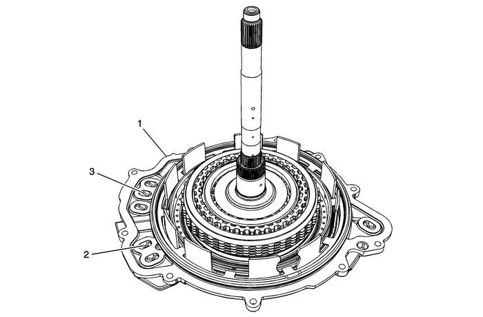 3-5-Reverse and 4-5-6 Clutch Housing Assemble Automatic Transmission Unit 