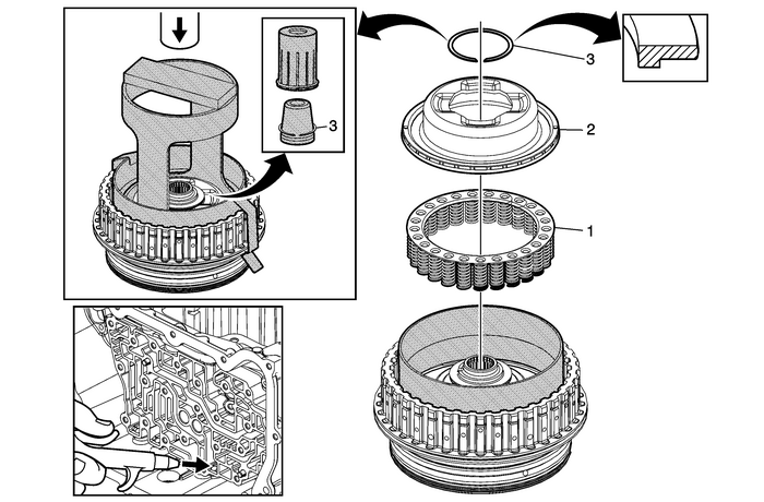 3-5-Reverse and 4-5-6 Clutch Housing Assemble (6T40/45/50 - Gen 2) Automatic Transmission Unit 