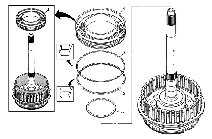 3-5-Reverse and 4-5-6 Clutch Housing Assemble Automatic Transmission Unit 