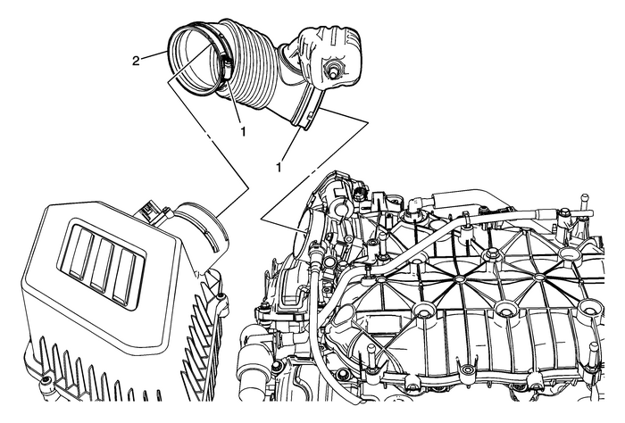 Air Cleaner Outlet Duct Replacement Intake and Forced Induction Air Filter Assembly 