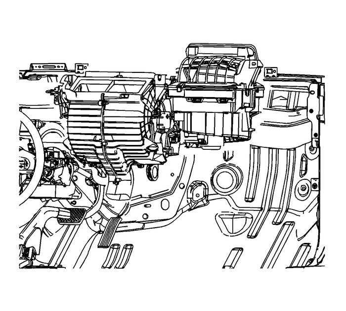 Air Conditioning (A/C) Evaporator Case Assembly Replacement Evaporator  