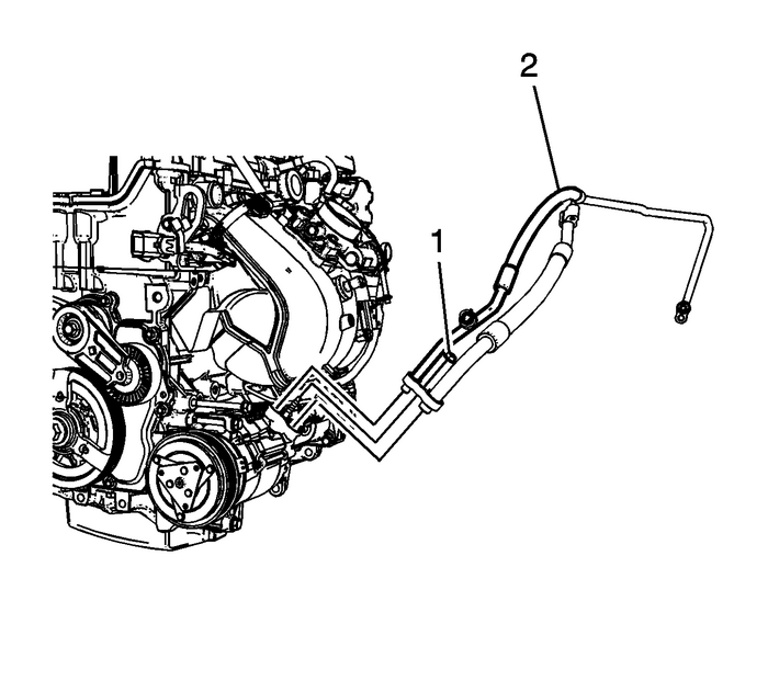 Air Conditioning Compressor Hose Replacement (LEA) Compressor  