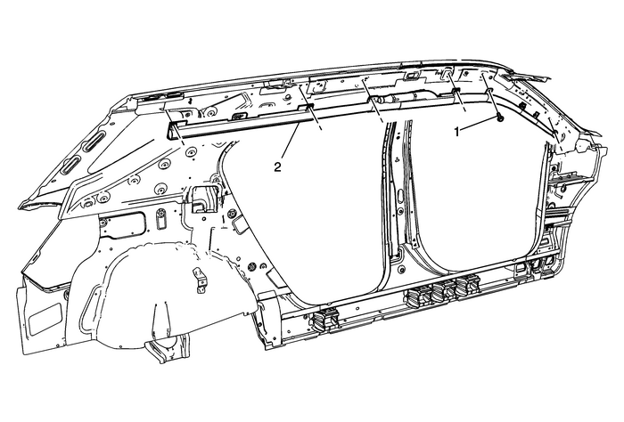 Airbag Roof Side Rail Module Replacement Secondary Air Bag Modules 