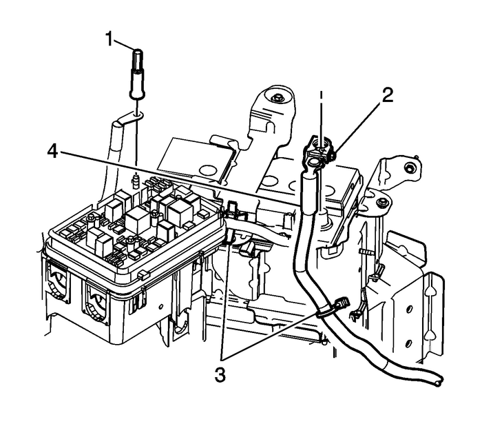 Battery Positive Cable Replacement (LEA) Low Voltage Battery  