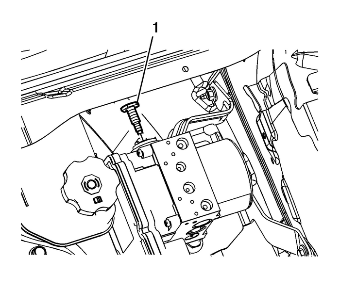 Brake Pressure Modulator Valve Bracket Replacement Dynamics Control ABS Control 