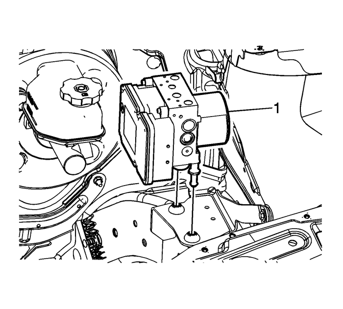 Brake Pressure Modulator Valve Bracket Replacement Dynamics Control ABS Control 