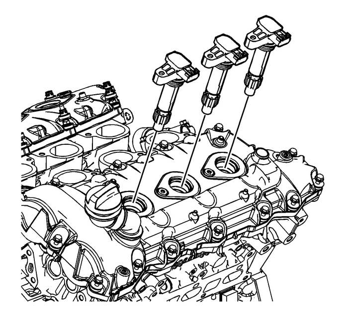 Camshaft Cover Installation - Left Side Valvetrain Camshaft 