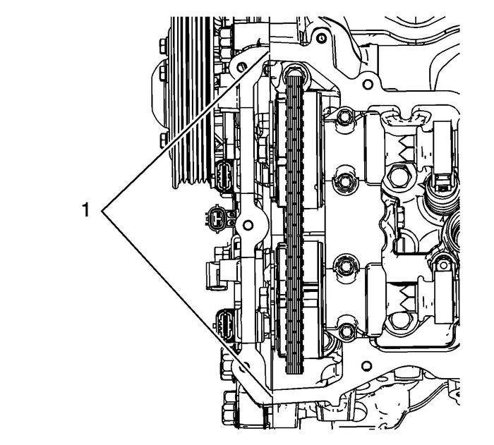 Camshaft Cover Installation - Left Side Valvetrain Camshaft 