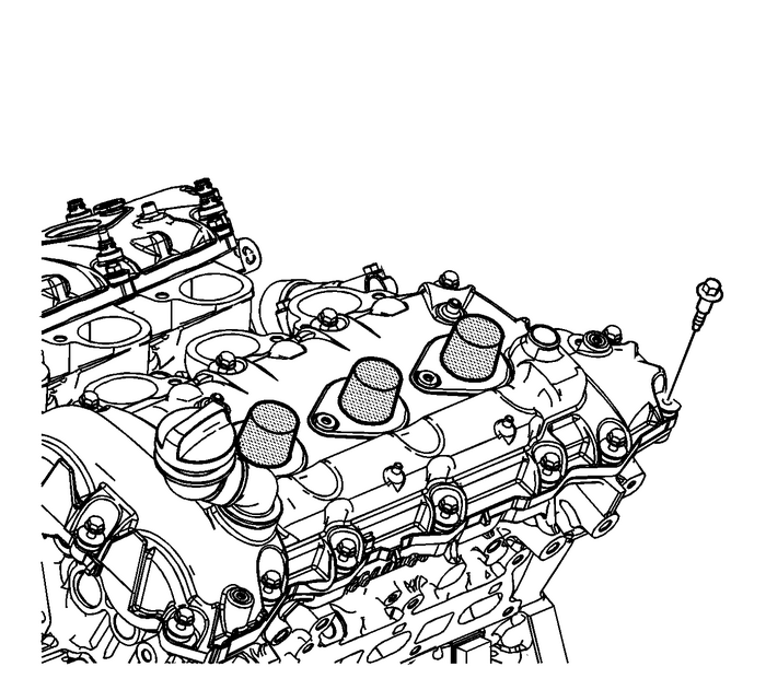 Camshaft Cover Installation - Left Side Valvetrain Camshaft 