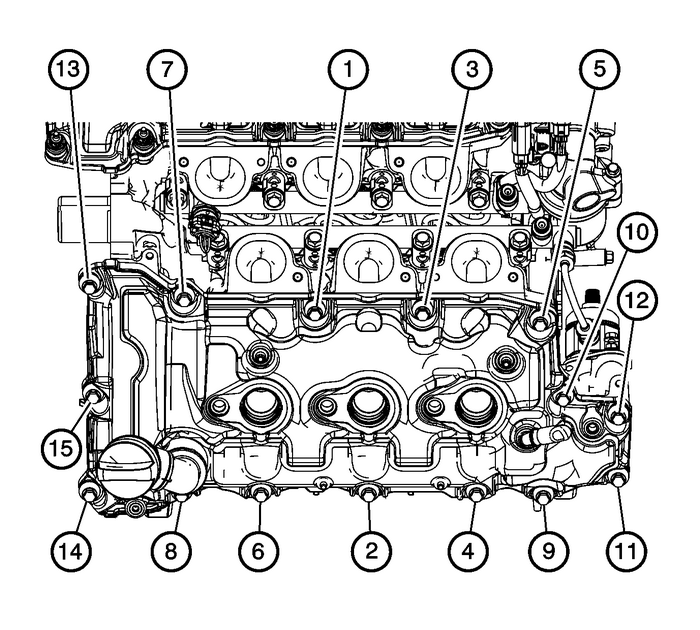 Camshaft Cover Installation - Left Side Valvetrain Camshaft 