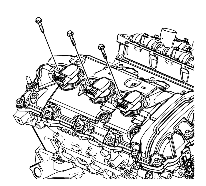 Camshaft Cover Installation - Right Side Valvetrain Camshaft 