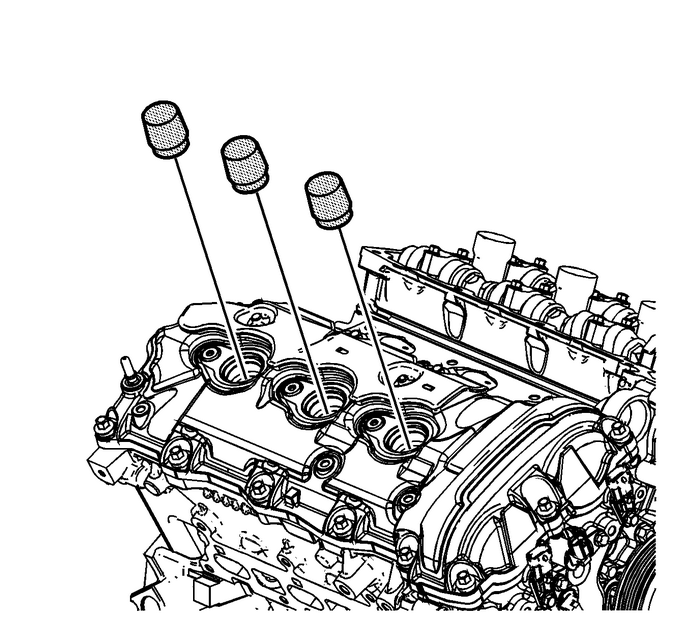 Camshaft Cover Installation - Right Side Valvetrain Camshaft 