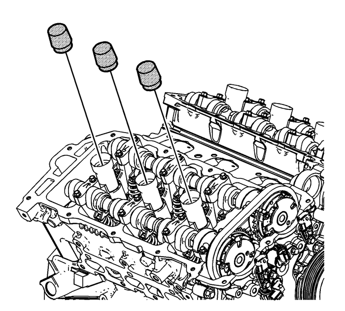 Camshaft Cover Installation - Right Side Valvetrain Camshaft 