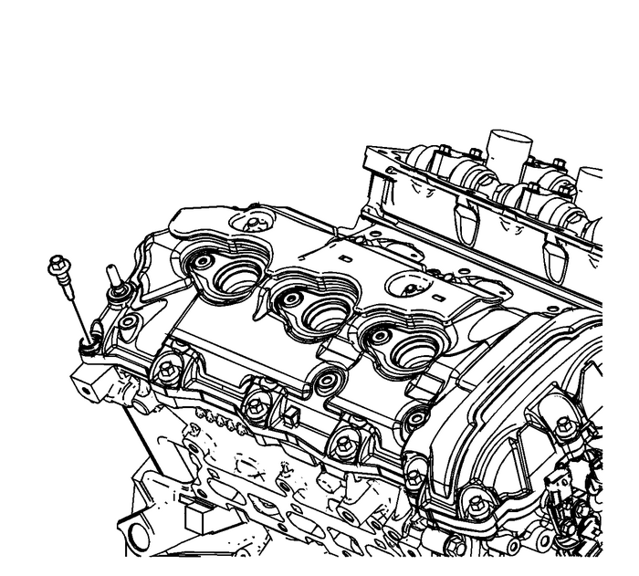 Camshaft Cover Removal - Right Side Valvetrain Camshaft 