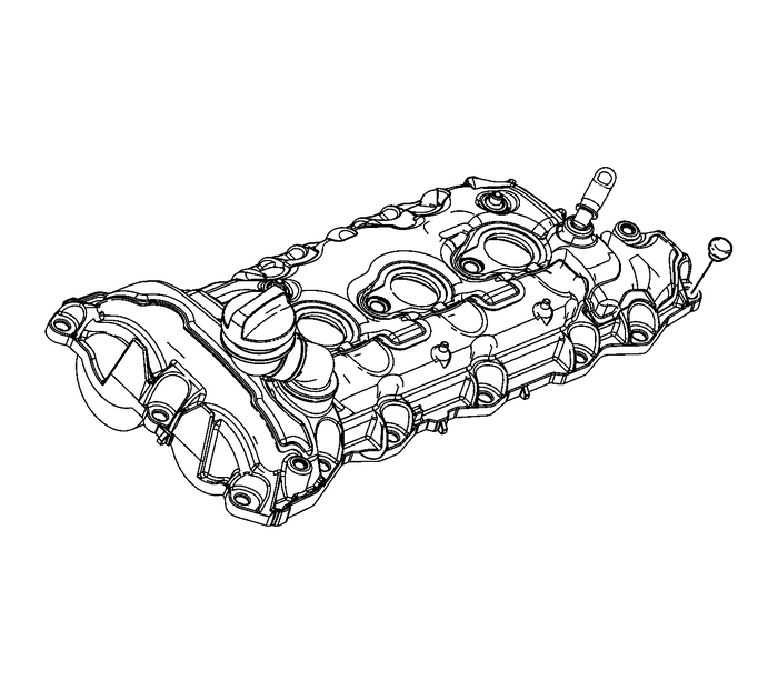 Camshaft Cover Replacement - Left Side Valvetrain Camshaft 