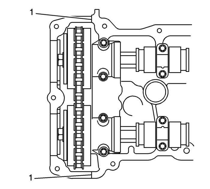 Camshaft Cover Replacement - Right Side Valvetrain Camshaft 