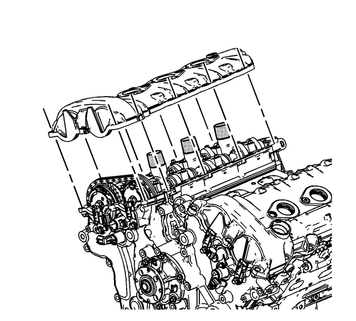 Camshaft Cover Replacement - Right Side Valvetrain Camshaft 