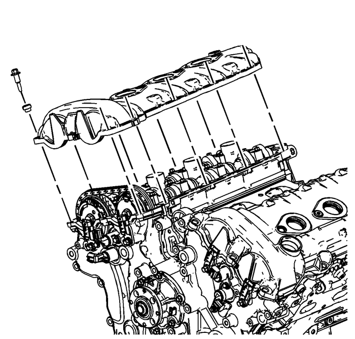 Camshaft Cover Replacement - Right Side Valvetrain Camshaft 