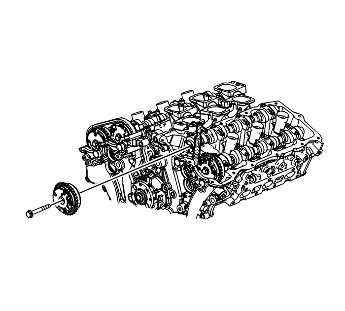 Camshaft Position Actuator Replacement - Bank 2 Valvetrain Camshaft 