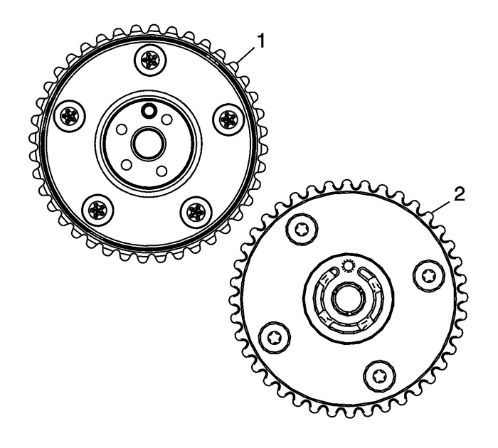 Camshaft Position Actuator Replacement - Bank 2 Valvetrain Camshaft 