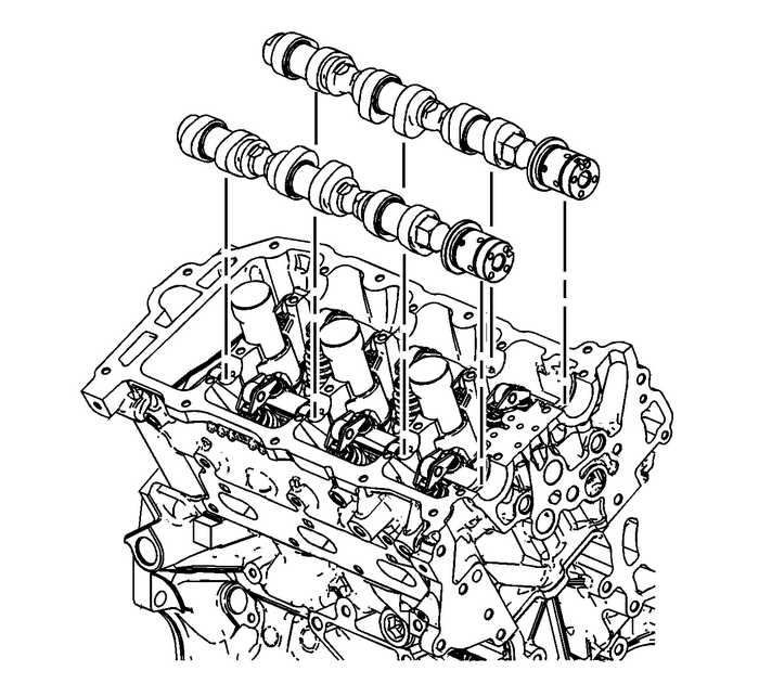 Camshaft Removal - Right Side Valvetrain Camshaft 