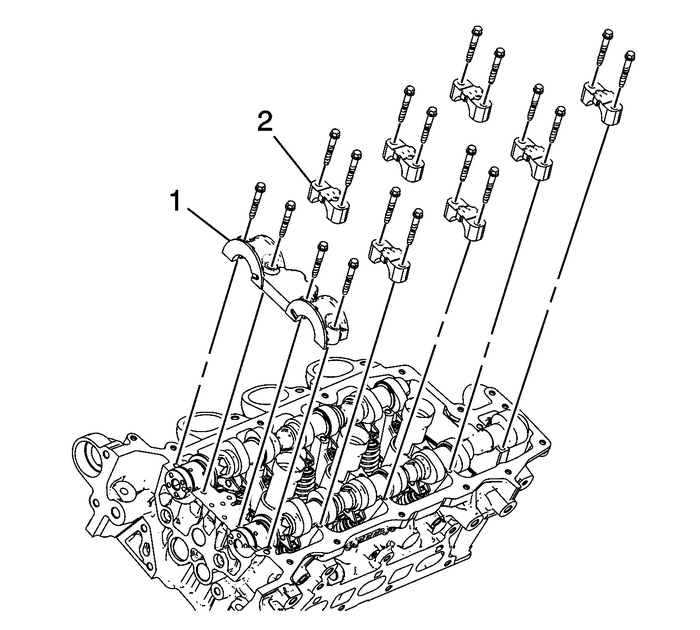 Camshaft Replacement - Left Side Valvetrain Camshaft 