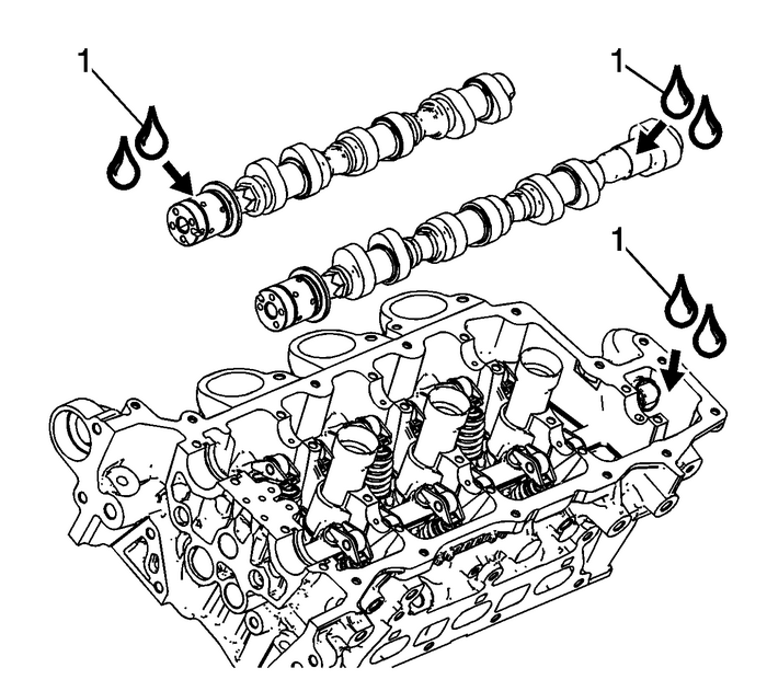 Camshaft Replacement - Left Side Valvetrain Camshaft 