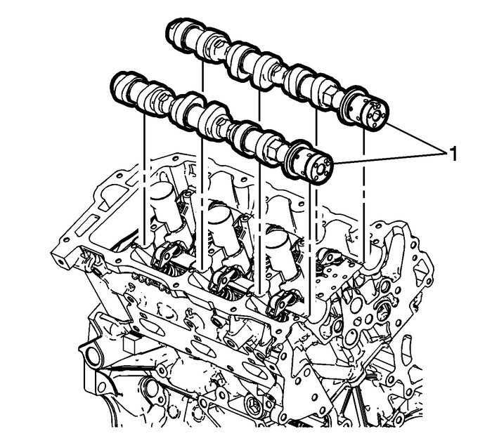 Camshaft Replacement - Right Side Valvetrain Camshaft 