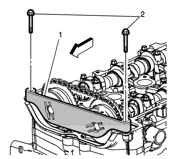 Camshaft Timing Chain and Tensioner Removal (LAF, LEA, or LUK) Valvetrain Valvetrain Timing 