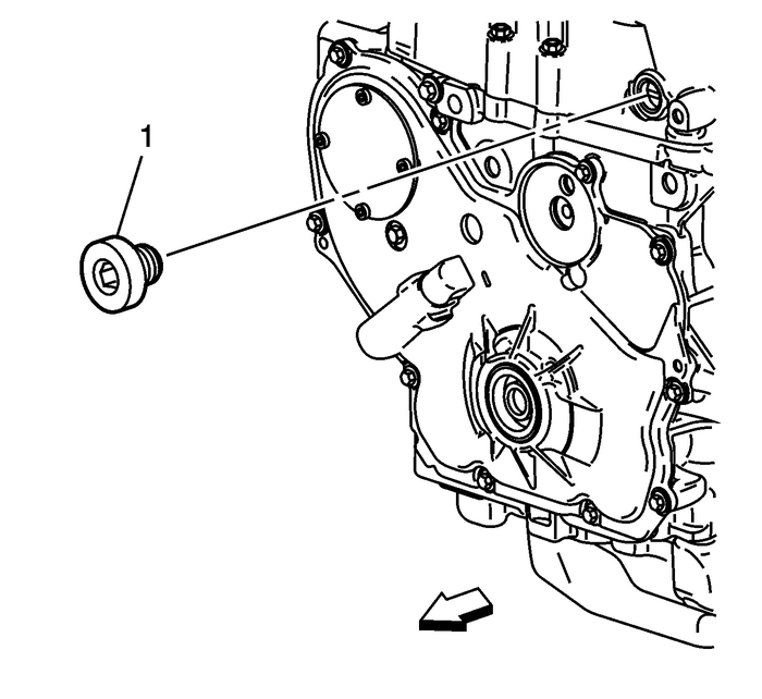 Camshaft Timing Chain and Tensioner Removal (LAF, LEA, or LUK) Valvetrain Valvetrain Timing 