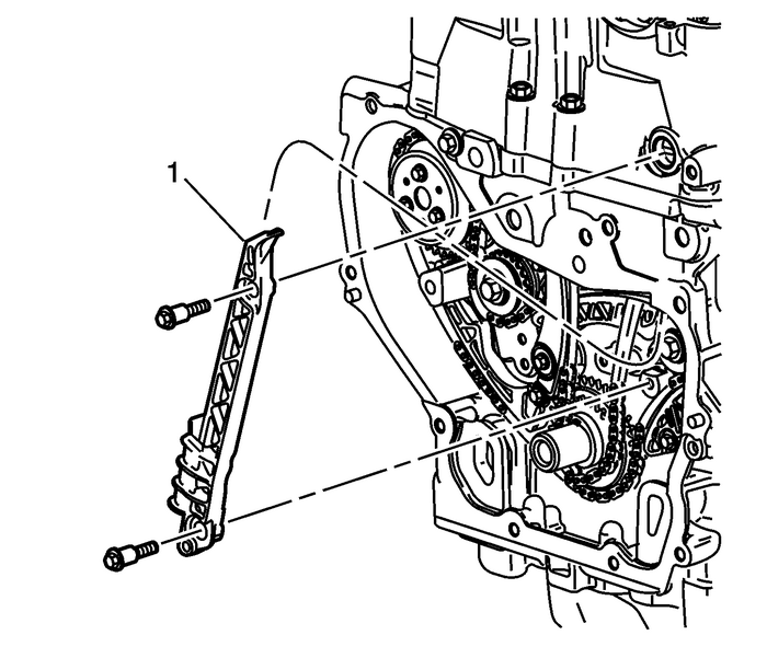 Camshaft Timing Chain and Tensioner Removal (LAF, LEA, or LUK) Valvetrain Valvetrain Timing 