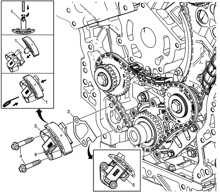 Camshaft Timing Chain Components Installation Valvetrain Valvetrain Timing 