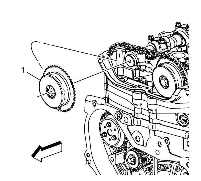 Camshaft Timing Chain, Sprocket, and Tensioner Installation (LAF, LEA, or LUK) Valvetrain Valvetrain Timing 