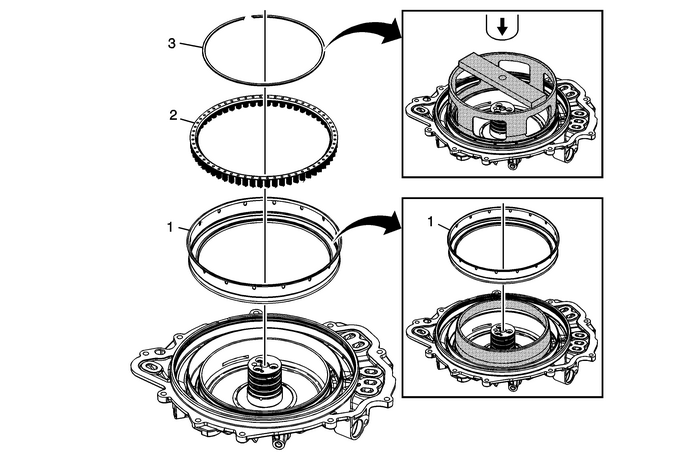 Case Cover Assembly Assemble Automatic Transmission Unit 