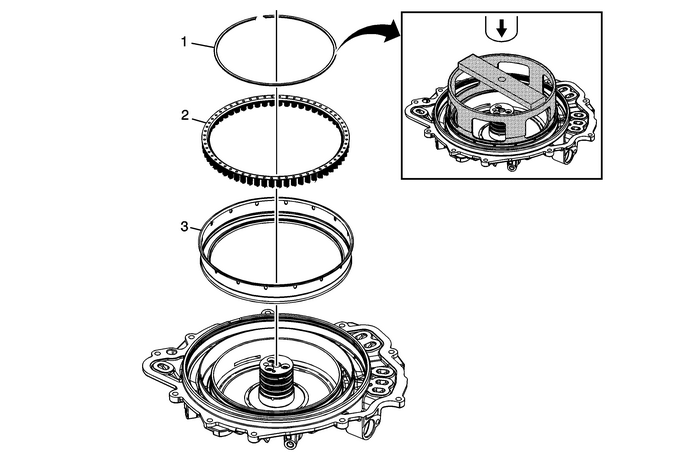 Case Cover Assembly Disassemble Automatic Transmission Unit 