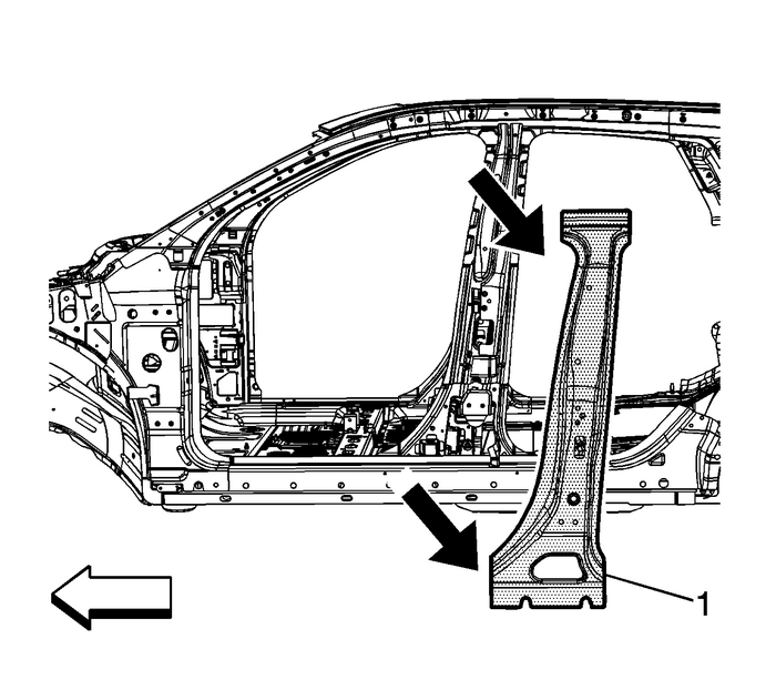 Center Pillar Outer Panel Reinforcement Replacement   