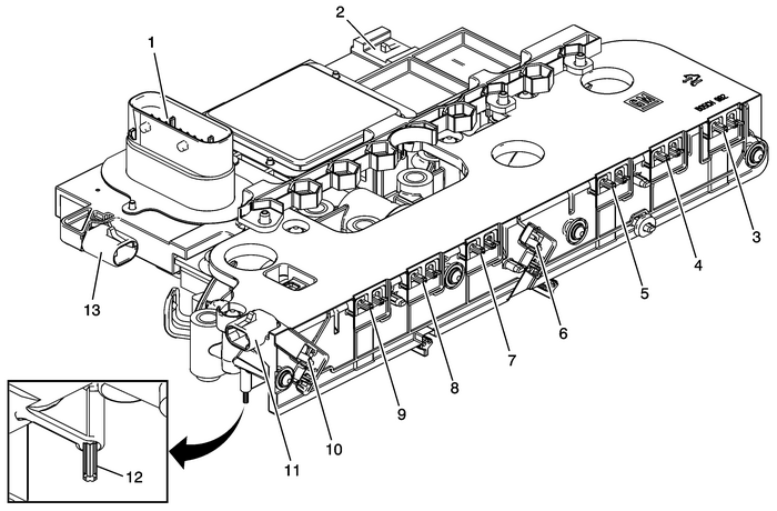 Control Solenoid Valve and Transmission Control Module Assembly Inspection Automatic Transmission Unit 