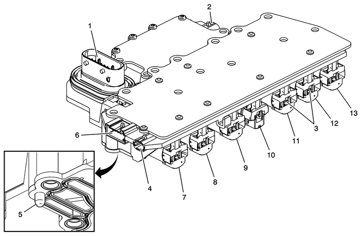 Control Solenoid Valve and Transmission Control Module Assembly Inspection Automatic Transmission Unit 