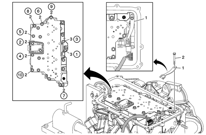 Control Valve Body Assembly Installation Automatic Transmission Unit Control Valve Body