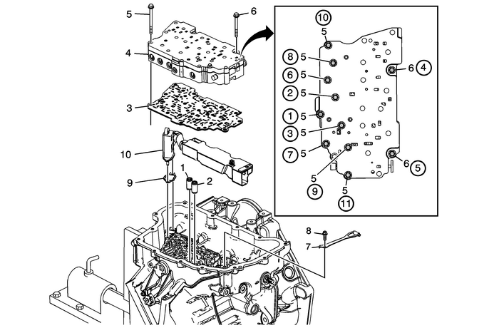 Control Valve Body Assembly Installation Automatic Transmission Unit Control Valve Body