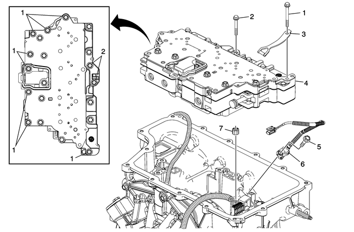 Control Valve Body Assembly Removal Automatic Transmission Unit Control Valve Body