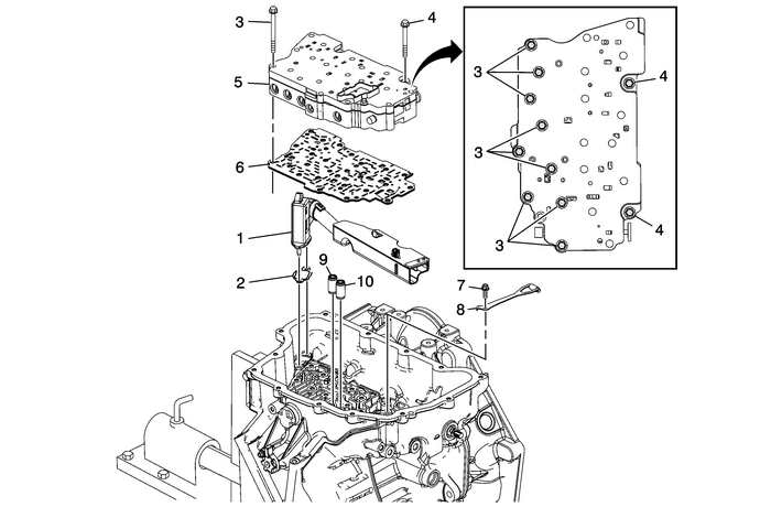 Control Valve Body Assembly Removal Automatic Transmission Unit Control Valve Body