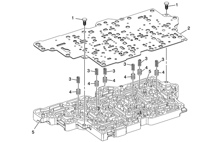 Control Valve Channel Plate Cleaning and Inspection Automatic Transmission Unit 