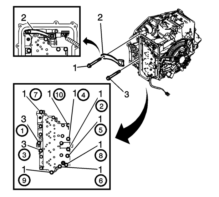 Control Valve Lower Body and Upper Body Replacement Automatic Transmission Unit 