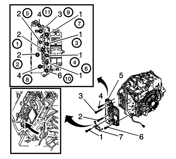 Control Valve Lower Body and Upper Body Replacement Automatic Transmission Unit 