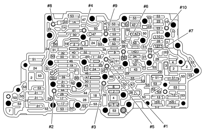 Control Valve Upper Body Assembly - Upper Body Spacer Plate Side Automatic Transmission Unit 